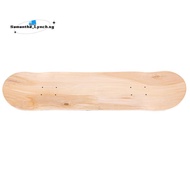 8Inch 8-Layer Maple Blank Double Concave Skateboards Natural Skate Deck Board Skateboards Deck Wood 