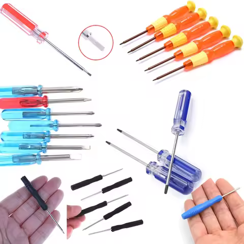1/2/5/6/7PCS Screwdriver Tri-Wing, Y-type,T2 T3 T4 T5 T6 Torx, T8 T9 T10, Small Screwdriver Repair T