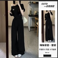 [Casual Suit] High Waist Slimmer Look 2025 New Korean Style Casual Sports Suit Women Summer Short Ve