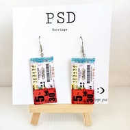 Thai Shop Lottery Earrings Super Trendy Dessert Cute Beautiful Fashion 90s Snack Bag