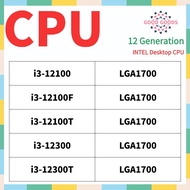 i3-12100 i3-12100F i3-12100T i3-12300 i3-12300T 12th generation INTEL Core Desktop CPU LGA1700