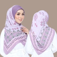 TUDUNG BAWAL AWNING SCUBA PRINTED CORAK INSTANT CORNSKIN BIDANG 45 TUDUNG SARUNG
