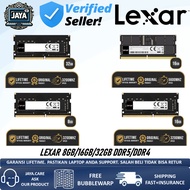 RAM LAPTOP LEXAR SODIMM 8GB DDR4/ 16GB DDR4/ 32GB DDR4/ 16GB DDR5.