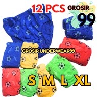 WHOLESALE 12 PCS Boys' Underwear 1-8 Years Old Football Club Character WHOLESALE99