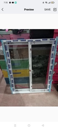 sliding window 80cm H x 60cm W
