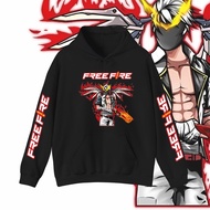 FF Free Fire CHARACTERS SG OPM One Punch Man Theme Hoodie Character Design Suitable For Both Men And