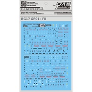 DL RG 1/144 RX-78GP01Fb Gundam Water Decal