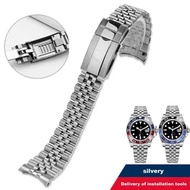 Jubilee 904 watch strap size 20 mm. For Rolex Submariner GMT Yacht Daytona watches luxury mens watch