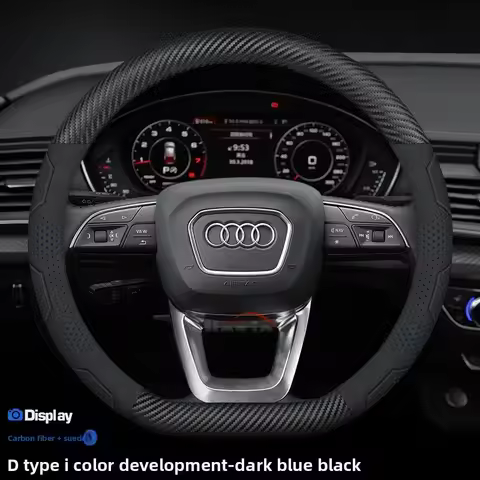 Leather Car Steering Wheel Cover for Audi A3 A1 A4 A6 A5 A7 A8 Q7 TT Q1 Q2 Q3 Q4 Q7 Q5 Q8 S1 S3 S4 R