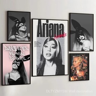 1PC Music Art Poster Ariana Grande Movie Posters Retro Kraft Paper DIY Room Bar Cafe Aesthetic Art W