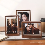 Have a Fixed Table Fixed Acrylic Yao 786 Trapezoidal Photo Frame Picture Frame Solid Wood Creative M