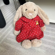 Jellycat Bonny Rabbit Doll Clothes 31cm 36 Doll Outfit Accessories Plush Dress New Year Sweater Dres