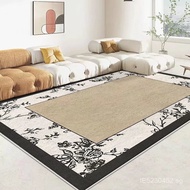 Non-Slip Bottom Solid Color Non-Slip Home Large High-Value Large Carpet Imitation Cashmere Coffee Ta