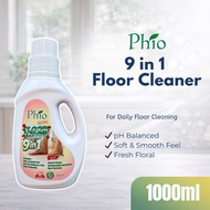 Phio 9-in-1 Floor Cleaner 1000ml | Floral & Mint | Wax Protection Plant Based 1000ml