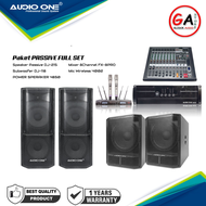 promo spesial ori Paket Speaker Pasif Double 15inch Subwoofer 18inch Sound System Lapangan Outdoor I