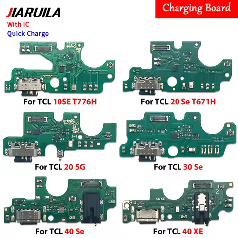 USB Charge Port Jack Dock Connector Charging Board Flex For TCL 10 Plus 10L 10SE 20 5G 20 Pro se XE 