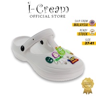 I Cream Crocs Women / Women Crocs Shoes / Crocs Shoes / Clog Shoes Women MJSH991
