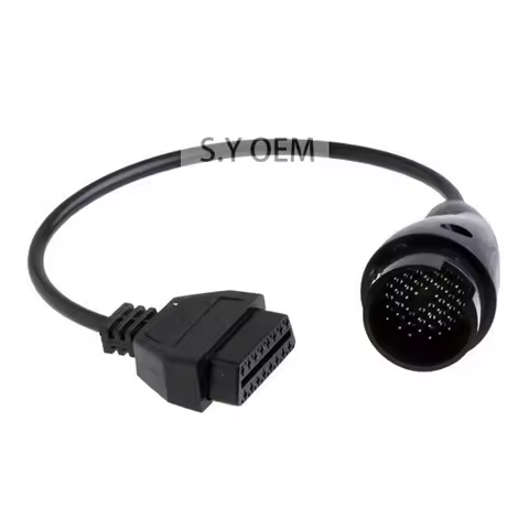 38Pin OBD1 16Pin OBD2 Diagnose Adapter Stecker Mercedes W124 W140 W202 W210 0B10