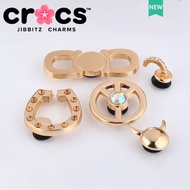 Metal jibbitz crocs Golden Bull Head Shoe Buckle Hook High Quality Accessories charms button