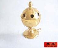 Tempat Ratus Kuningan Tungku Ratus Spa Aromatherapi 1 pcs Tempat Ratus Kecantikan