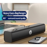 HP WS10 (USB+3.5MM) / WS10 PRO (USB+ DUAL 3.5MM+ KNOB) WIRED USB MULTIMEDIA SPEAKER SOUNDBAR  WITH 3