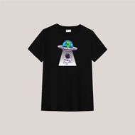 T365 Spaceman SPACE Astronaut ET Boys Girls Summer Short-Sleeved Pure Cotton t Top Clothes Short t-s