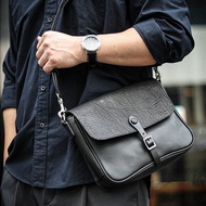 Retro Leather Mens Mail Bag