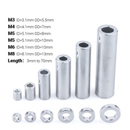 【Innovative】 10pcs/Lot M3 M4 M5 M6 M8 Aluminium Spacers Flat Washer Bushing Gasket Spacer Sleeve Unt