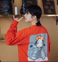 全新 Overprint POP ART LS Tee Ver:1 Tee 10 years later (red) - XL