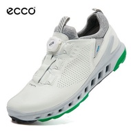 ECCO Men's Golf Shoes Genuine Leather Waterproof Breathable Outdoor Sports Walking Shoes for Men Cas