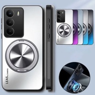 For Realme C75 C73 C71 C63 Cases AG Frosted Magnetic Stand Holder Case For Realme GT 7T 7Pro Neo7 SE