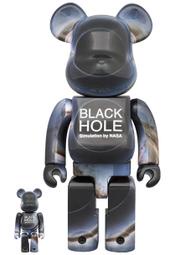 【一木家玩具】現貨 NASA BLACK HOLE BE@RBRICK 400%+100%