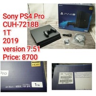 Sony PS4 ProCUH-7218B1T2019