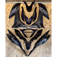 Coverset Honda RSX Purple Grey Merah Biru Colour Purple Biru Merah First Model Stripe RSX 150