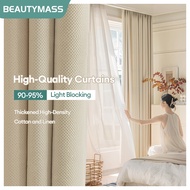 BTY 1PC Thick Blackout Curtain for Window Living Room Bedroom with Ring 5ft/8ft