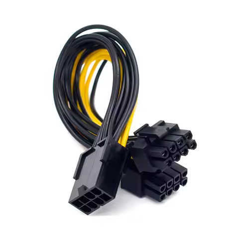 RGEEK 8Pin to Dual 8Pin 6+2 Pin PCI-Express PCIE VGA Graphic Video Card GPU Adapter Power Supply Spl