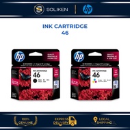 Original HP CZ637AA HP 46 HP46 Black HPCZ638AA HP 46 HP46 Color Ink Cartridge / HP DeskJet 2529 4729