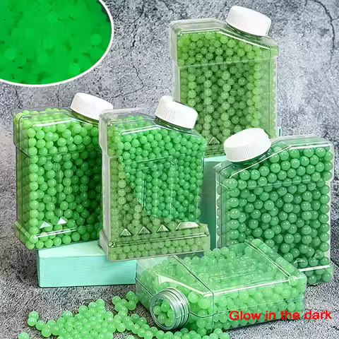 A5--Fluorescent 6mm Airsoft BBs Bullets 0.12g BB Strikeball Rifle Gun Plastic BB Balls Glow in the D