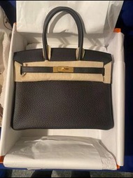 Hermes Birkin 30 黑金 Black GHW togo