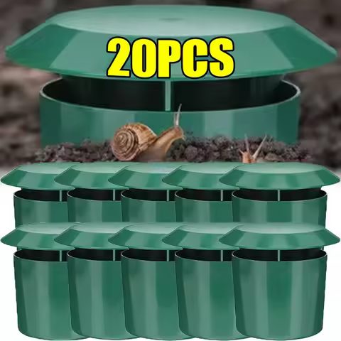 1/10pcs Snail Trap Catcher Garden Slug Cage Snail Cage Slug Pest Repeller Reusable Plastic Snail Tra