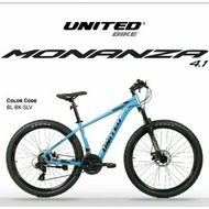 Sepeda Gunung MTB United Monanza 4.1 uk 27.5 inch