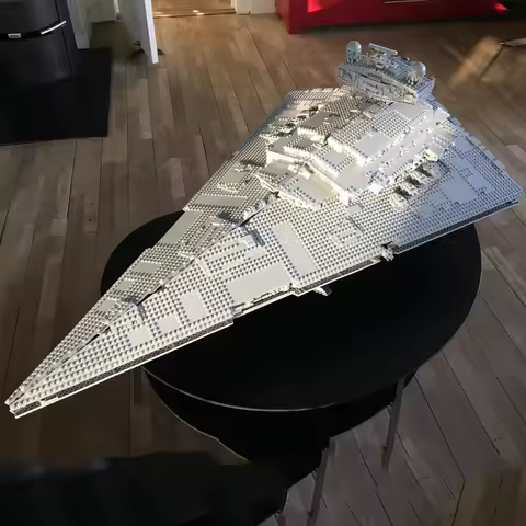 2025UCS Imperial Navy Stormtrooper Star Destroyer Galactic Empire Star Cruiser Starfighter Dark Flee