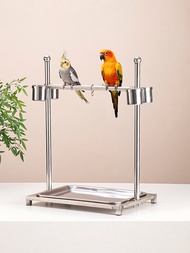 XIANBINGYAN | Stainless Steel Bird Perch Stand