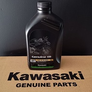 HITAM MESIN Kawasaki Genuine Oil 4T Engine Oil Black 10W-40 SN 1LT Full Synthetic