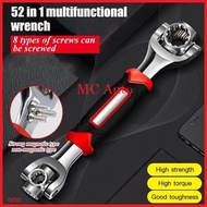 Strong Magnetic 52in1 52 in 1 Wrench 360 Degree Rotation Universal Wrench Torque Bolt Socket Spanner