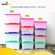PUTIH 95l, 75l Jumbo White Box Container/Transparent Container/Large Storage Box