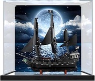 Acrylic display box for lego 10365 Captain Jack Sparrow's Pirate Ship model, building block acrylic
