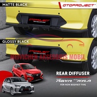 Rear Diffuser Mobil All New Agya Ayla 2023 Otoproject - MATTE BLACK