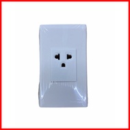 ✟ ☩ ❂ Panasonic Aircon Outlet Shutter WIDE Universal Outlet w/ Ground WEG 1191K-1