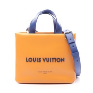 【二手】路易威登LOUIS VUITTON手提包 MINI 2WAY M28310 藏紅花黃皮革迷你購物手提包 男士二手 A